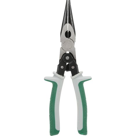Pince à bec long robuste en acier chrome-vanadium, durable, pratique et polyvalente. (1/5)