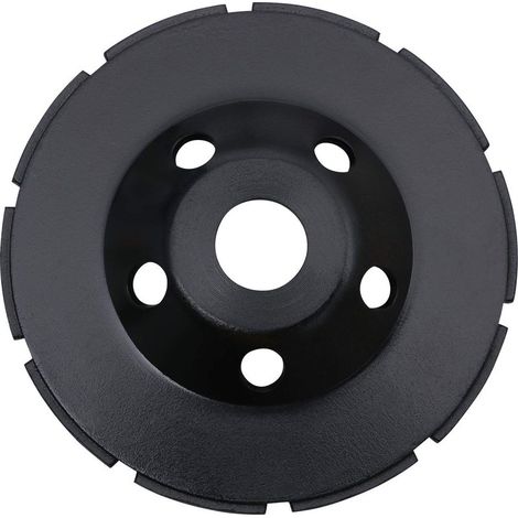 Disque & Meule Diamantée Abrasive : 125mm pour Meuler/Poncer Béton, Pierre, Granit, Chape, Maçonnerie - Usage Universel (1/5)