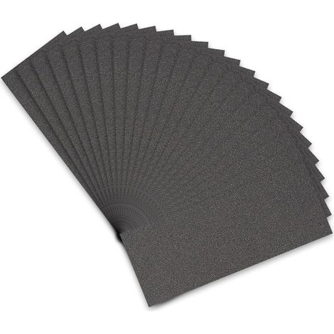 21 Pieces Sandpaper,Sandpaper 220 Grit Used to Polish Metal Wood Cars,Sanding Paper 9x3.6 Inch (1/5)