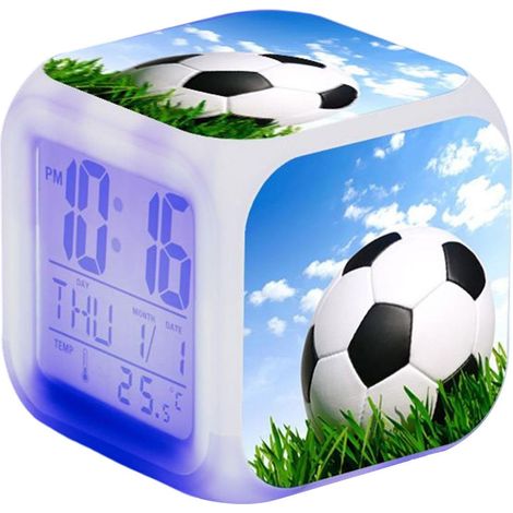 Réveil de football, pour - Petite horloge numérique avec (1/5)