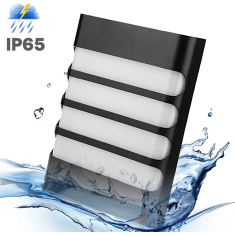 Luminaire mural LED 18W étanche pour extérieur, jardin, balcon, couloir, chevet, AC85-265V (1/5)