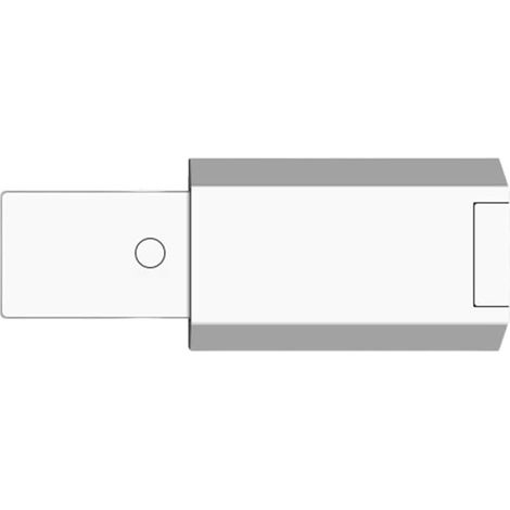 APEX Serrure magnétique pour porte de meuble, fermeture automatique, sans poignée, adaptée aux petits tiroirs de meubles, 70 x 39 mm (blanc) (1/3)