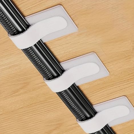 50 clips adhésifs pour organiser les câbles au mur, parfaits pour la gestion des câbles d'ordinateur et réseau Modern Cable H (1/5)