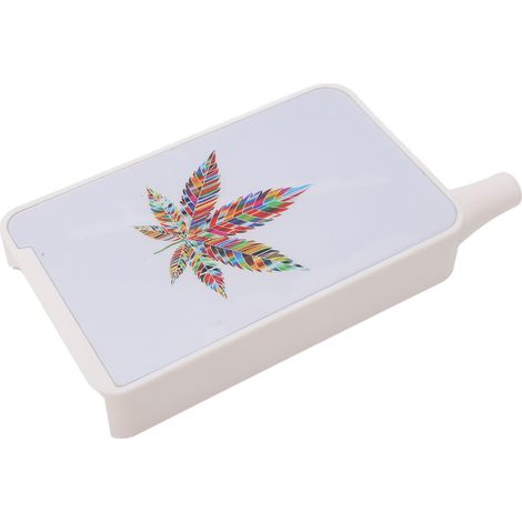 Broyeur à herbes rechargeable à motif érable coloré, chargeur conique, trémie à foin blanche, idéal pour les cadeaux de Noël. (1/5)