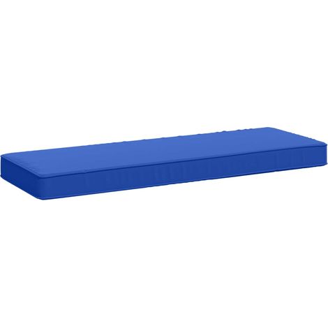 1-Piece Bench Cushion VUGHT 100% Polyester Royal Blue vidaXL