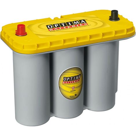Batterie voiture décharge lente 12V 75Ah 975A – Technologie SPIRACELL – Sans entretien – Pour démarrage auto et applications stationnaires – Optima (1/6)