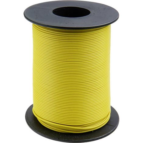 125-S50-3 Fil de câblage 1 x 0.25 mm² jaune 50 m W181882 (1/2)