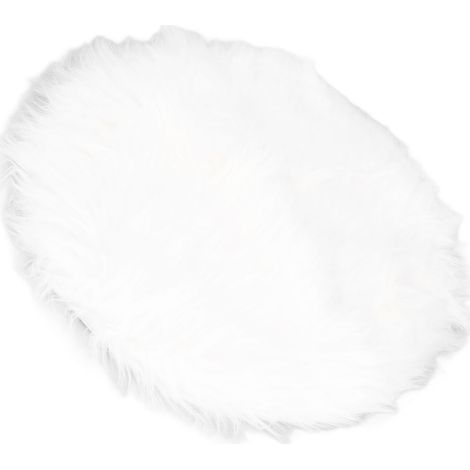 Couverture chauffante électrique pour animaux de compagnie, imitation fourrure de vison, à température constante réglable, pour chiens, chiots et chats (blanche). (1/5)