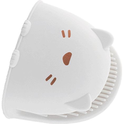 Gants de cuisine en silicone, motif dessin animé mignon, résistants à la chaleur, mini gants de cuisine blancs, pour la cuisine (1/5)