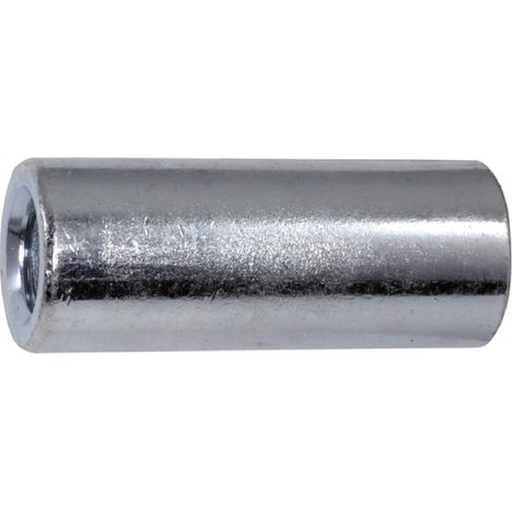 Gewindehülse Gewindemuffe rund ø M5x20mm Distanzhalter Langmutter verzinkt
