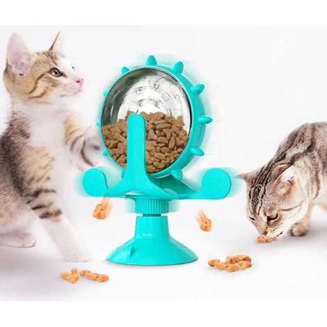 Moulin à Vent Jouet pour Chat- Interactif Grande Roue, Rotatif à 360 ° (1/4)