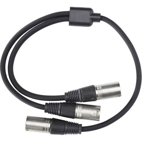 1 Câble XLR, Connecteur Y, Cuivre sans oxygène, 0,5 m, Pour microphone, studio (1/5)