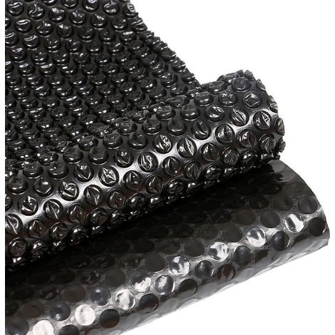 Housse solaire isolante pour piscine – 600 × 400 cm – Film PVC à bulles – Réduction de l’évaporation jusqu’à 90 % – Conservation de la chaleur jusqu’à 70 % (1/5)