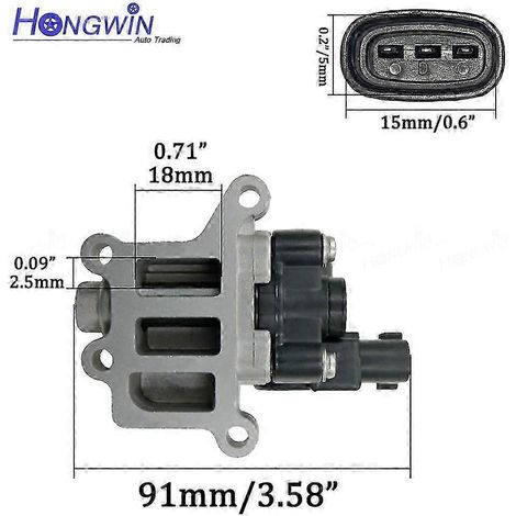 Convient pour Honda Accord, vanne de régulation d'air de ralenti 16022-raa-a01 (1/5)