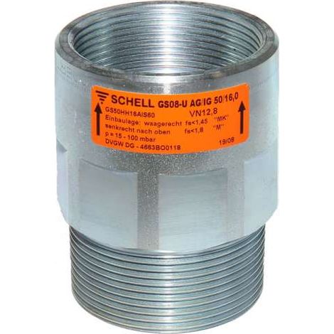 Schell Gas-Strömungswächter GS08-U AG/IG 2'', 126786399