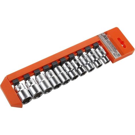 Multiprise 10 douilles 1/2", 10-19, pour connexion et distribution électrique, idéale pour les installations électriques dans les maisons et les bureaux.