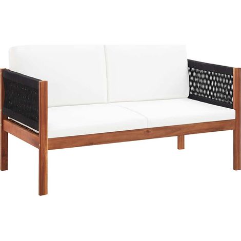Maison Exclusive - 4-tlg. Garten-Lounge-Set Massivholz Akazie (1/5)