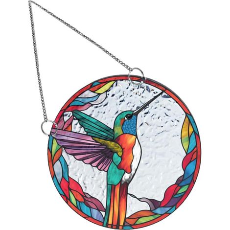 Acryl Hummingbird Suncatcher with Aufhängung für Wand and