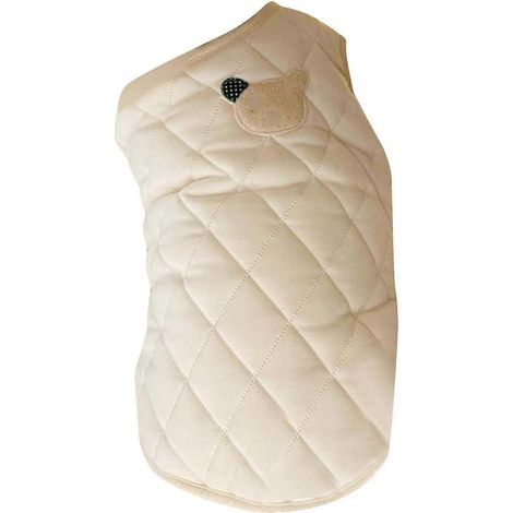 Manteau chaud pour chien, veste épaisse en polyester, manteau d'hiver mignon et élégant, gilet rembourré pour petit chien (1/2)