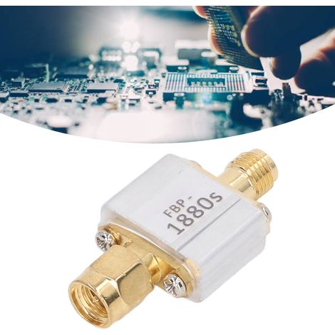 SAW-Bandpassfilter speziell für das 1880-MHz-PCS-System mit 1 dB Bandbreite und SMA-Schnittstelle (1/5)