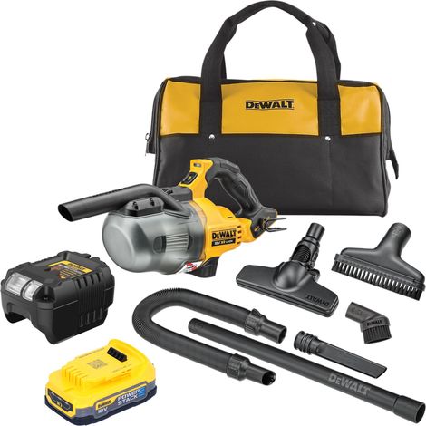 DeWalt DCV 501 LE1 aspirador de varilla sin cable 18 V 0,7 l polvo clase L + 1x batería Powerstack 1,7 Ah + cargador (1/5)