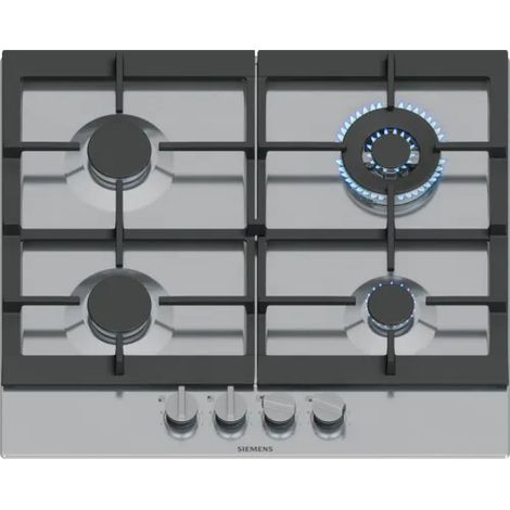 Siemens EC6A5HI90. Colore del prodotto: Nero, Acciaio inox, Posizionamento dell'apparecchio: Da incasso, Dimensione della larghezza del piano cottura: 60 cm. Bruciatore medio: 1750 W. Tipo di contr... (1/5)
