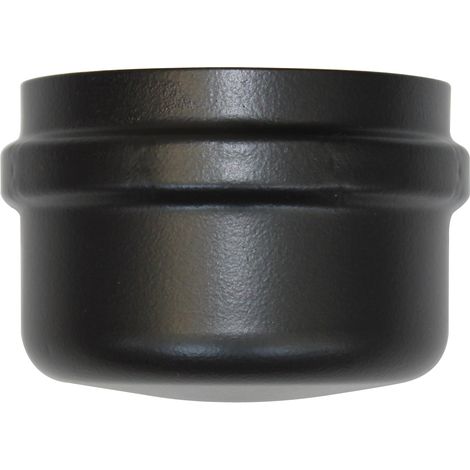 Sivac – Bouchon de condensation noir femelle Ø 80mm – Accessoire pour poêle à granulés – Récupération condensats – Pour installation en espaces confinés