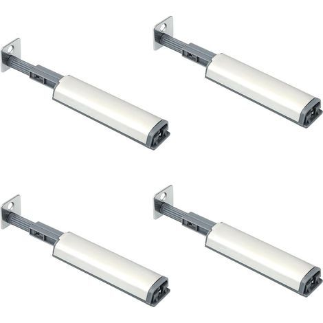 4 Pièces Aimant Poussoir Porte Placard Loquet Magnetique, Push to Open Aimant Poussoir, Pour Porte de L'Armoire, Tiroir, Meuble et Placard,Systeme Appuyez pour Ouvrir et Fermer (1/5)