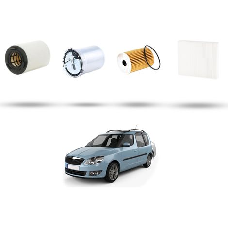 Kit tagliando 4 filtri compatibile con Skoda Roomster 1.2 TDI 55kw Dal 2010 (1/5)