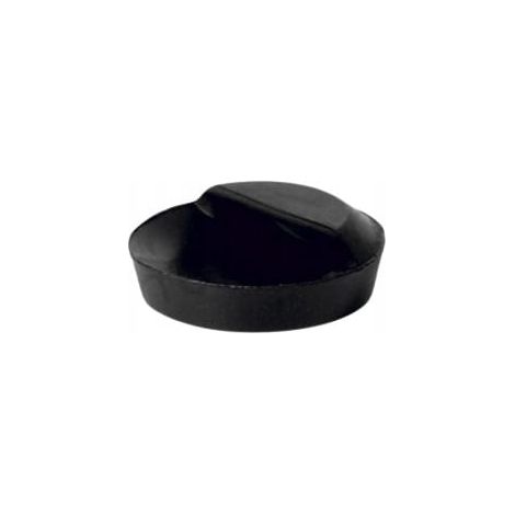 Bouchon en caoutchouc noir pour siphon 52 mm