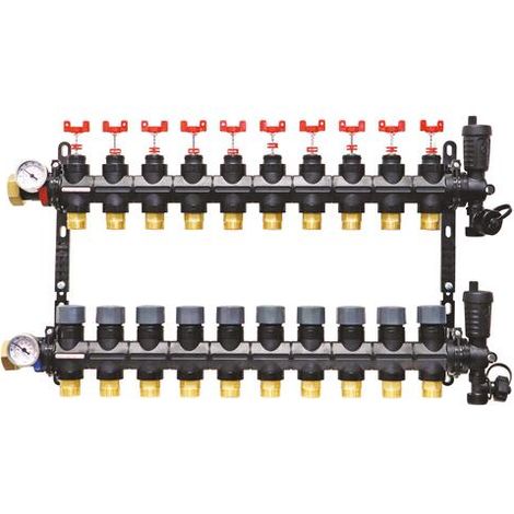 Ensemble Collecteur PCBT en matériau de synthèse 10 départs (1/2)