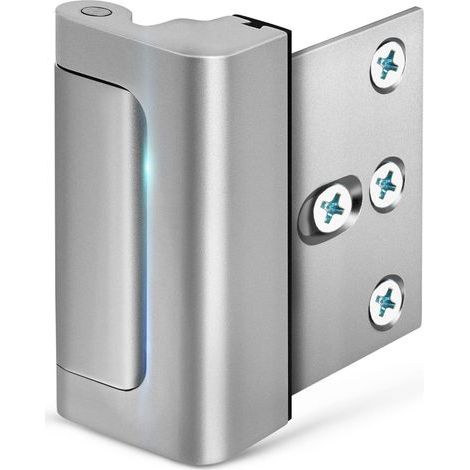Home Security Door Lock with 8 Screws, Childproof Door Reinforcement Lock with 3 Inch Stop Withstand 800 lbs for Inward Swinging Door,Upgrade Night Lock to Defend Your Home