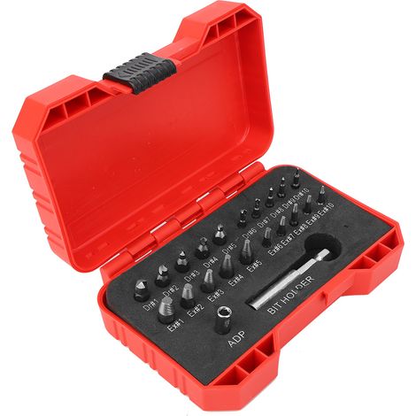 22-teiliges Schraubenausdreher-Set für Linksgewinde, robustes Zubehör aus Hochgeschwindigkeitsstahl (1/5)