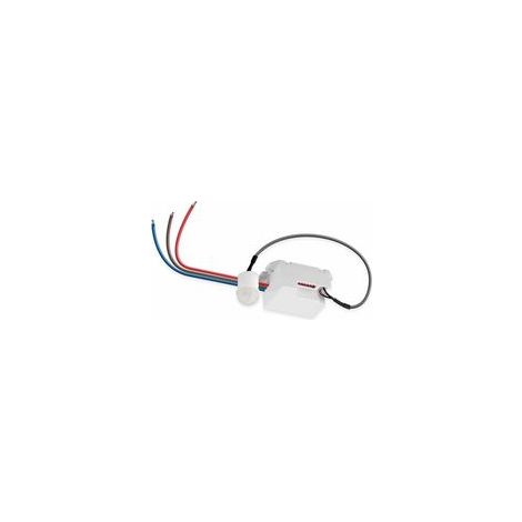 Rilevatore di movimento a infrarossi per montaggio a soffitto. Rilevamento a 360°, portata 8 m, per uso interno, adatto per LED - Crezuo