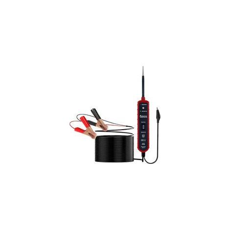 Testeur Circuit Électrique Voiture Lampe Témoin LED 6V/12V/24V, Analyseur de Système Électrique, Testeur Auto avec Sonde (1/5)