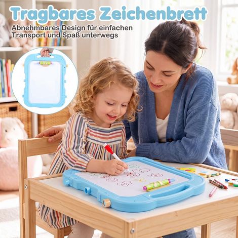 Kids Adjustable 4-in-1 Art Easel with Accessories (1/5)