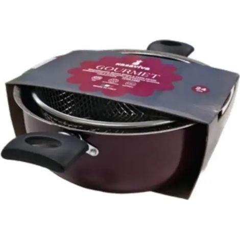 Friggitrice Gourmet cm 24 in acciaio inox