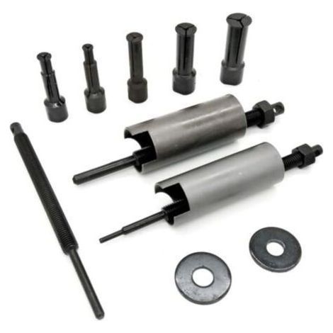 Kit d'extracteur de roulement intérieur de moto universel 9-23mm, 8pièces ensemble d'extracteur de roulement outil d'embray Kit de retrait de marteau à glissière interne pour toute (1/4)
