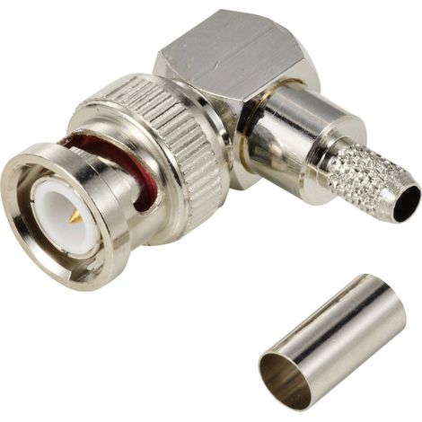 TRU COMPONENTS TC-12885940 Connecteur BNC mâle, coudé 50 Ω 1 pc(s)