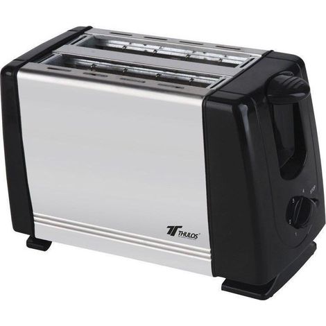 FPLUS tostador thulos 2 cavidades th-tv100w , Tostador eléctrico para 2 rebanadas con una potencia máxima de 700W. Cuenta con de 6 niveles de tostado. Laterales de tacto frio y ban