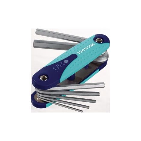LLAVES ALLEN NIQ HEX 2,0-8MM N (1/4)