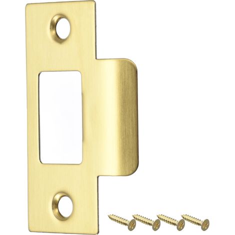 Plaque de Frappe de Porte 70mm x 40.3mm Couleur Or (1/5)