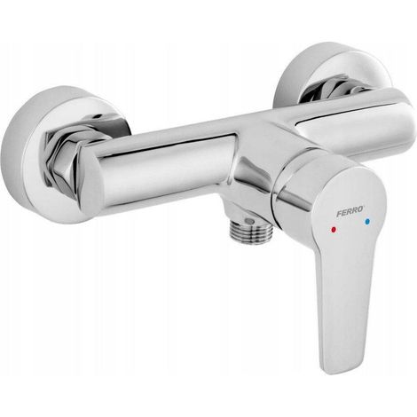Ferro RITTO Duscharmatur chromiert mit rundem Design
