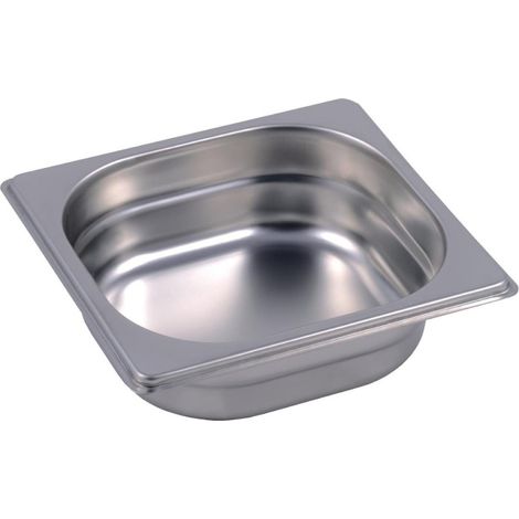 Bac inox GN1/6 65mm - 176 x 162 x 65 mm - Gastro M