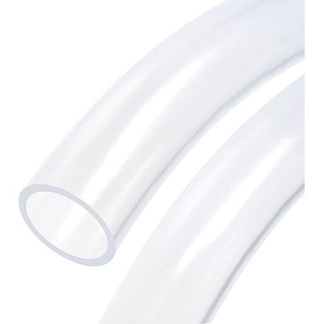 sourcing map Flexible PVC Transparent Vinyl Tube PVC 50 mm Internal Diameter 58 mm External Diameter 1 Metre Length Flexible Lightweight for Water Tube Air Line (1/5)