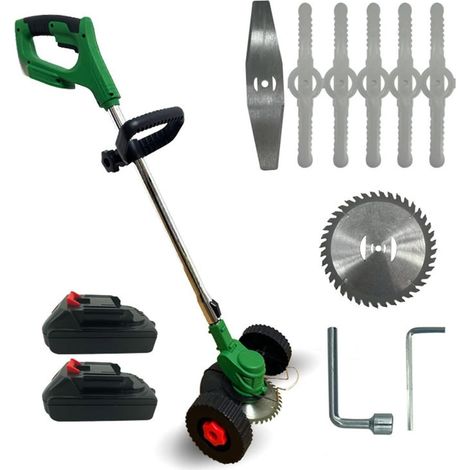 24V 2000mah Mini Home Hand Held Light Weight Garden Tool Electric Grass Cutting Tondeuse à Gazon (Color : 2 Battery, Size : E) (1/5)
