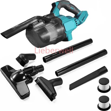 Makita – aspirateur de voiture sans fil, multifonction, Portable, puissant, Machine de nettoyage avec 2 filtres, batterie 18V,pas de batterie