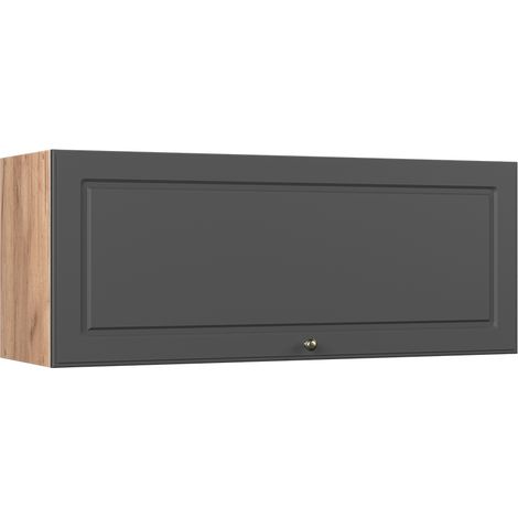 Armario de pared Fame-Line, Antracita-Oro Landhaus/Roble dorado, 100 cm, Vicco (1/5)