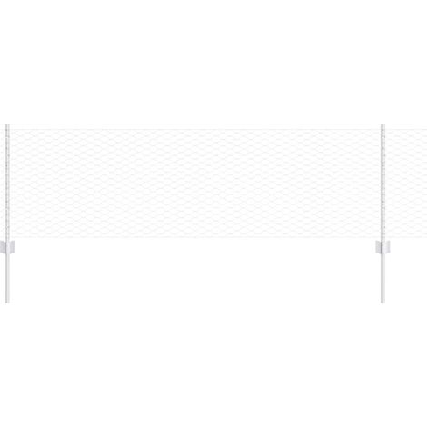 Maison Exclusive - Geschweißter Drahtzaun 25 x 0,6 m (B x H) Feue