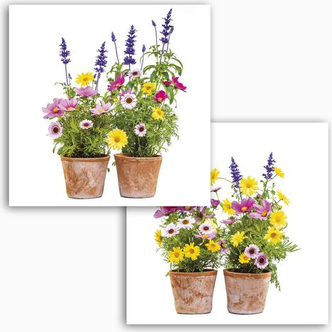 Komar Fenstersticker - Springtime - 31 x 31 cm - Fensteraufkleber - Naturmotiv